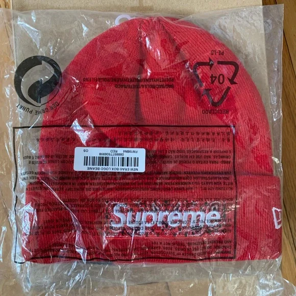 Supreme Bold Red Knit Cap Supreme New Era Box Logo Beanie (FW23) - Red – Reborn main image 4
